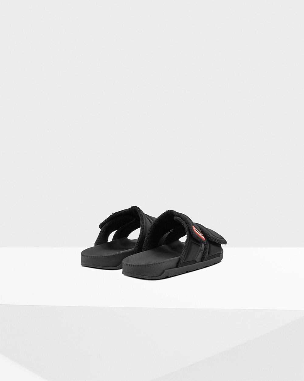 Hunter Mujer Original Double Strap - Chanclas Negras - 847-DRZGCH